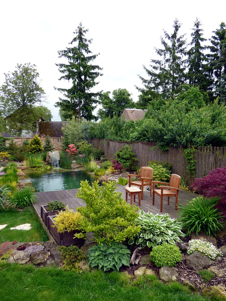 Rekreační kout zahrady